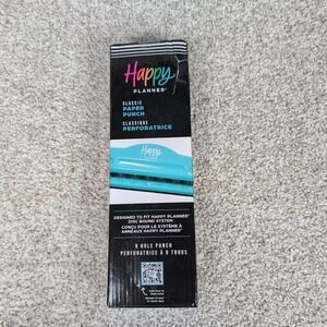 Happy Planner Classic Paper Punch 9 Hole Teal Disc Bound System